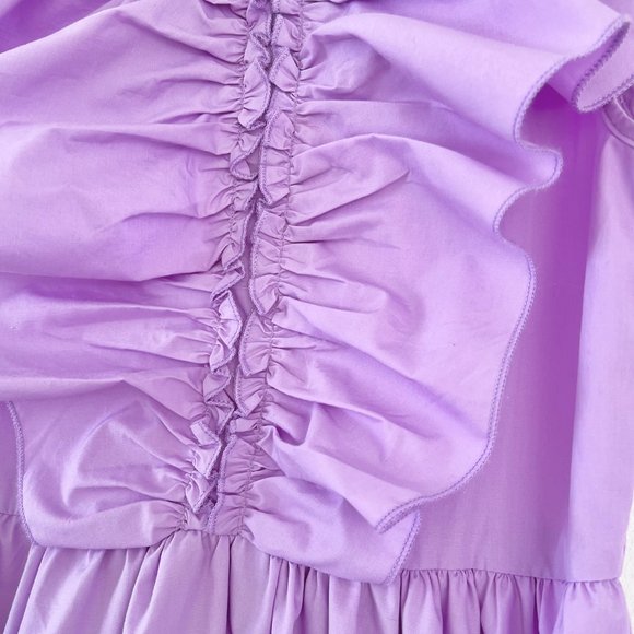 Purple Ruffled Dress - Picture 2 of 2